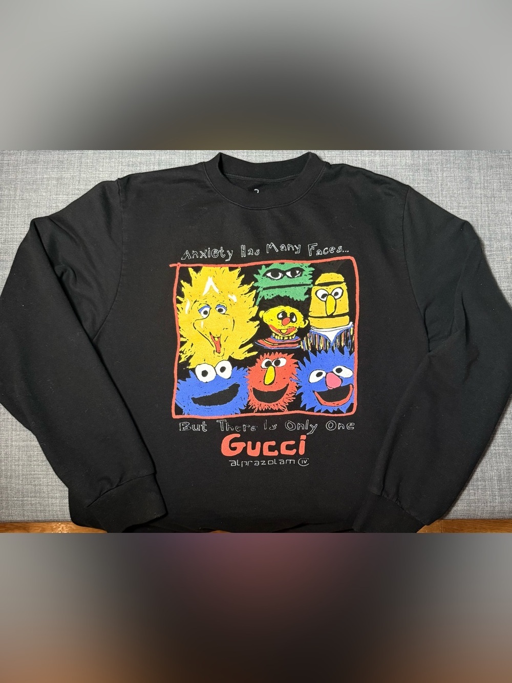 MEGA YACHT Faces of Anxiety Sweatshirt